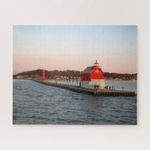 Grand Haven South Pierhead Lights puzzle