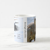 Grand Héron Bleu Café Mug (Centre)