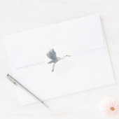 Grand Héron Bleu Décollant Sticker (Enveloppe)