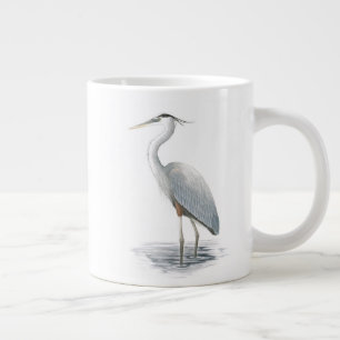 Grand Héron bleu Jumbo Mug
