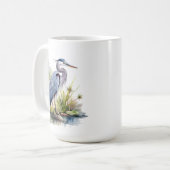 Grand Heron bleu Mug (Devant gauche)