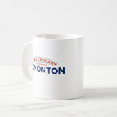 Grand hockey Edmonton White Mug (Devant gauche)