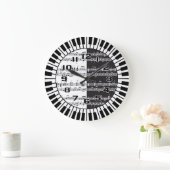 Grand Horloge Circulaire De Piano Et De Musique (Maison)