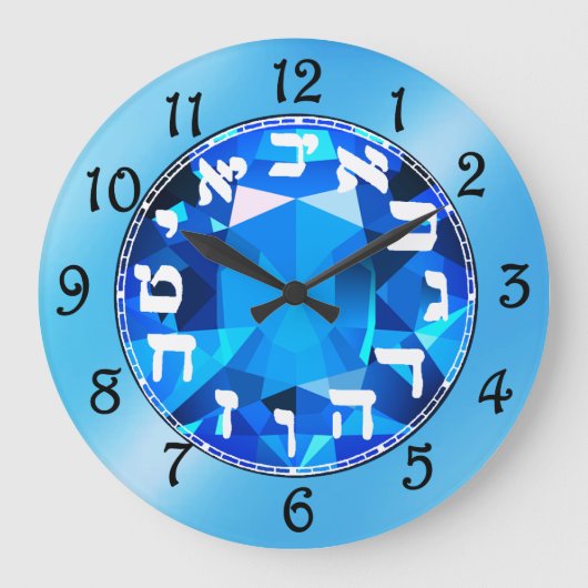 Grand Horloge Hébraïque (Recto)
