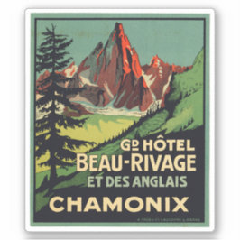 Grand Hotel Beau Rivage Chamonix Sticker