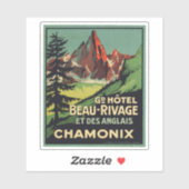 Grand Hotel Beau Rivage Chamonix Sticker (Vel)