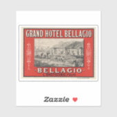 Grand Hotel Bellagio Italië Sticker (Vel)