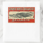 Grand Hotel Bellagio Sticker rectangulaire (Sac)
