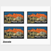 Grand Hotel Carezza Al Lago Sticker rectangulaire (Feuille)