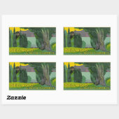 Grand Hotel Florence Sticker rectangulaire (Feuille)