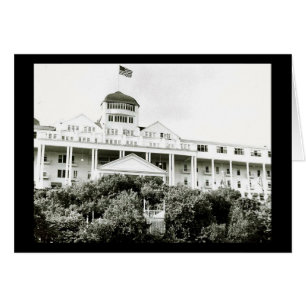 Grand Hotel, Île Mackinac, noir et blanc