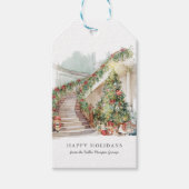 Grand Hotel Kersttrap Cadeaulabel (Voorkant)