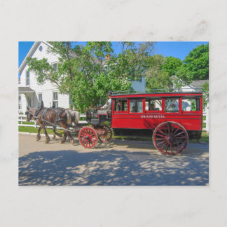 Grand Hotel Koets, Mackinac Island, Michigan Briefkaart