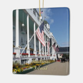 Grand Hotel Mackinac Island Keramisch Ornament (Links)