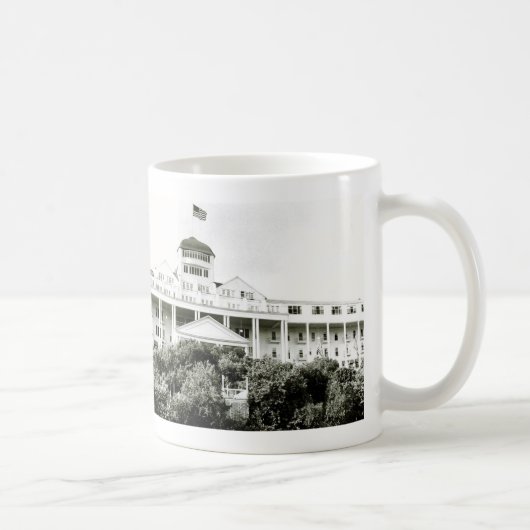 Grand Hotel, Mackinac Island, zwart-wit Koffiemok (Rechts)