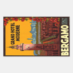 Grand Hotel Modern Berganmo Italië Rechthoekige Sticker