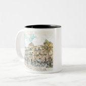 Grand Hotel Spetses Café Mug - Poseidonion Grand (Devant gauche)