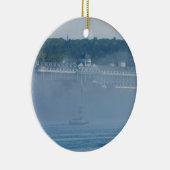 Grand Hotel Through the Fog Keramisch Ornament (Rechts)