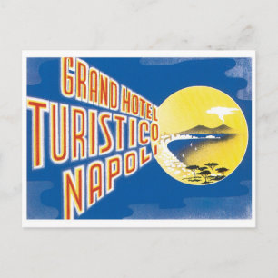 Grand Hotel Turistico Napoli Italië Europa  Briefkaart
