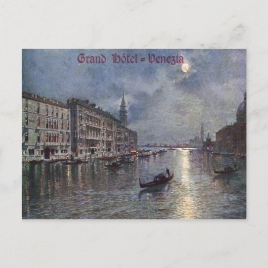 Grand Hotel Venezia  Briefkaart (Voorkant)
