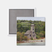 Grand Island East Channel Lighthouse magnet Magneet (Voorkant / Achterkant)