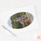 Grand Island East Channel vuurtoren sticker (Envelop)