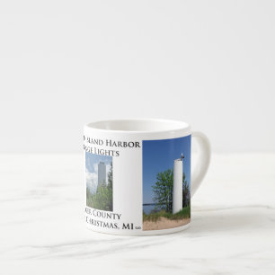 Grand Island Harbour Range Lights espresso mok
