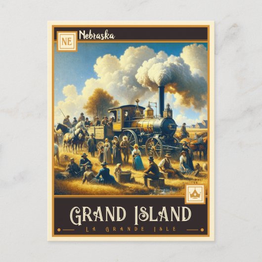 Grand Island, Nebraska | Briefkaart (Voorkant)