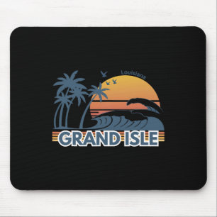 Grand Isle Louisiana Mannen Vrouwen Vakantie Zomer Muismat