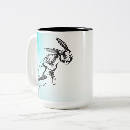 Grand Jack Rabbit Café Mug (Devant gauche)