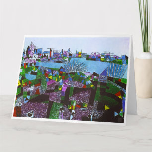 Grand Jardin Au Bord De La Carte D'Art Bay