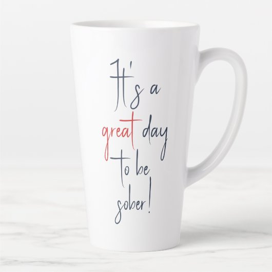 Grand jour pour être sobre Sobriety Mug (Droite)