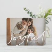 Grand Joy Holiday Carte photo (Debout devant)