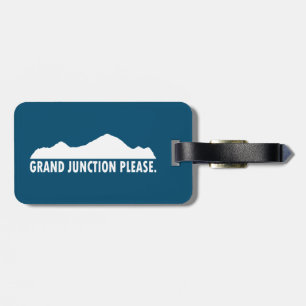 Grand Junction Colorado alstublieft Bagagelabel