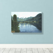 Grand Lake, CO-Waterverf Schilderen op Canvas (Insitu (Houten vloer))