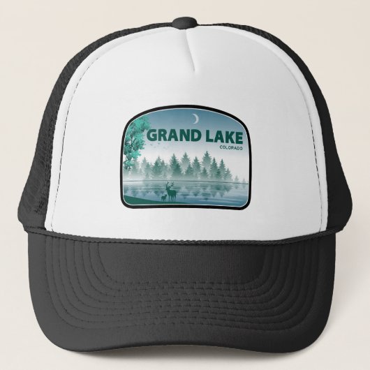 Grand Lake Colorado Deer Trucker Pet (Voorkant)