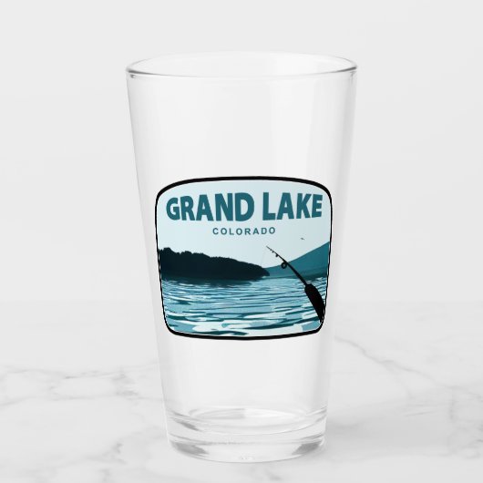 Grand Lake Colorado Gevist Glas (Voorkant)