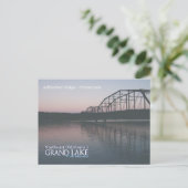 Grand Lake Oklahoma carte postale pont inachevé 2 (Debout devant)
