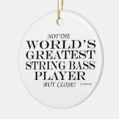 Grand Lecteur de basse à cordes Fermer Ornement en (Gauche)