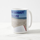 Grand livre Été Grand 15 oz Mug (Devant droit)