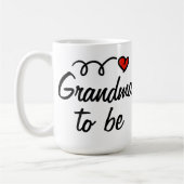 Grand-maman à être tasse avec le coeur (Gauche)