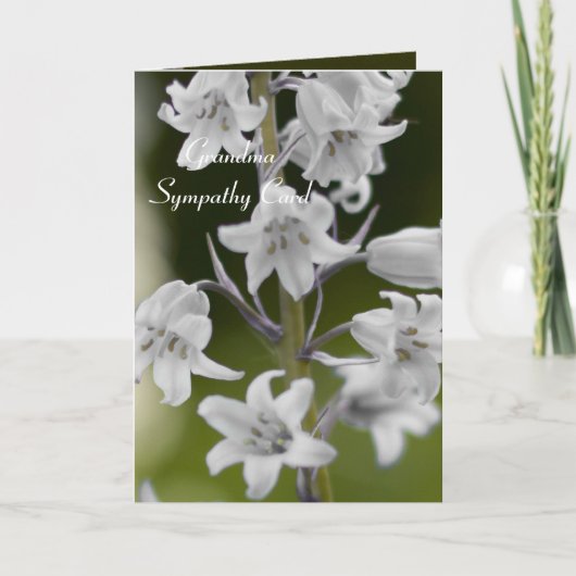 Grand-maman, carte de sympathie (Devant)