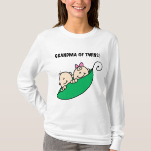 Grand-maman des T-shirts et des cadeaux de jumeaux