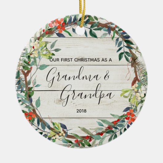 Grand-maman d'hiver et ęr ornement de Noël de (Devant)