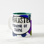 Grand-maman ÉPUISÉE de tasse de jumeaux (Devant gauche)