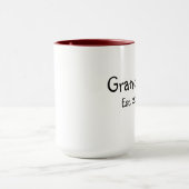 Grand-maman - établie tasse de café de 2015 - 15 (Centre)