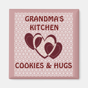 GRAND-MAMANS KITCHEN/COOKIES ET AIMANT D'ÉTREINTES