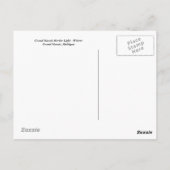 Grand Marais Harbour Light - Winter Briefkaart (Achterkant)