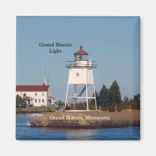 Grand Marais Light MN magnet Magneet