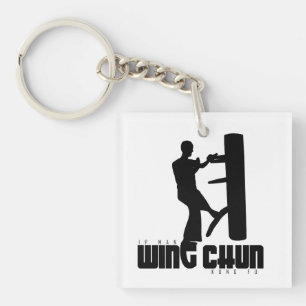 Grand Master - IP Man "Wing Chun" houten dummy Sleutelhanger
